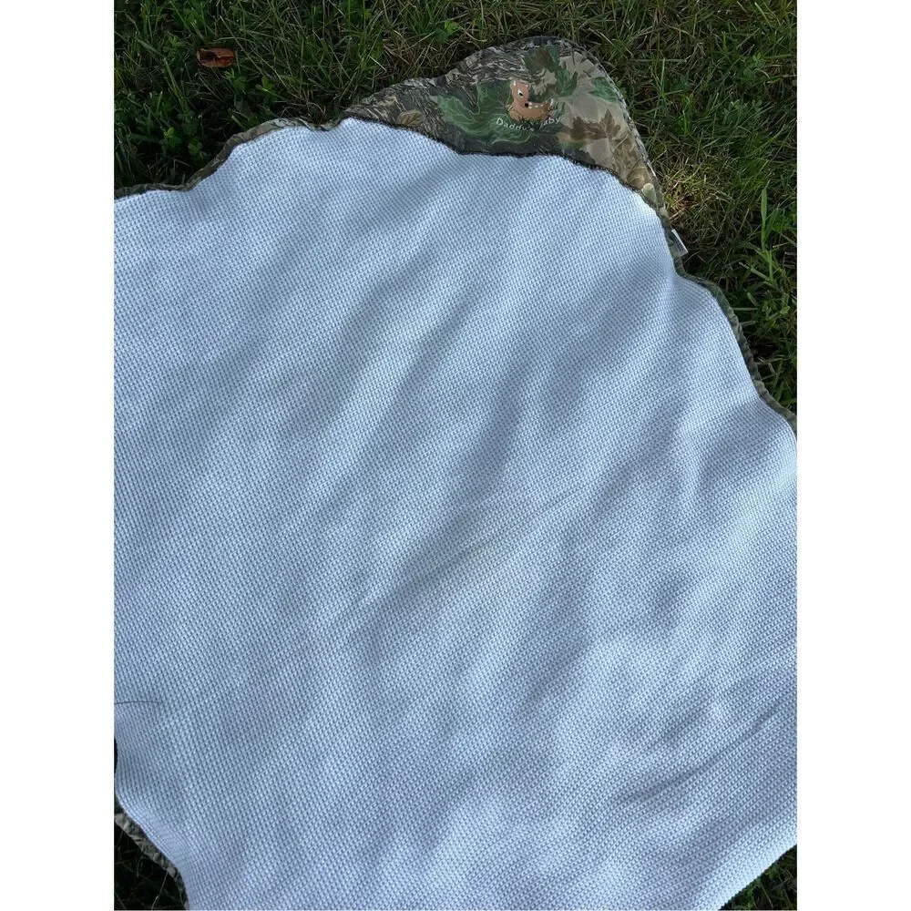 Vintage 90s Camp Deer Daddy’s Little Baby Newborn Blanket Jordan Lee